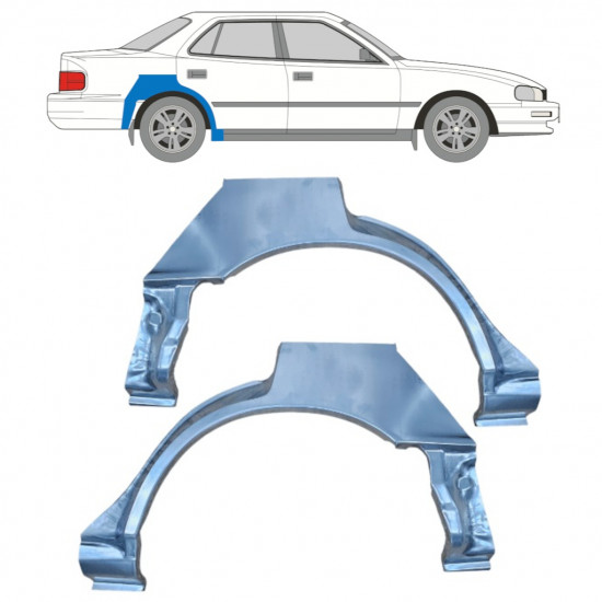 Takalokasuoja korjaussarja varten Toyota Camry 1991-1996 / Vasen+Oikea / Sarja 10999