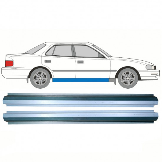 Kynnyspelti korjauspaneeli varten Toyota Camry 1991-1996 / Vasen = Oikea (symmetrinen) / Sarja 10613