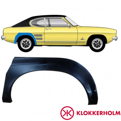 Takalokasuoja korjaussarja varten Ford Capri 1968-1974 / Oikea 11000