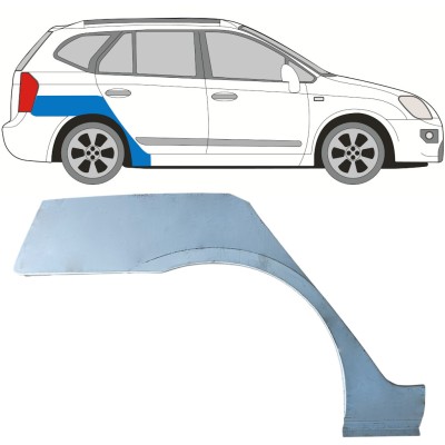 Takalokasuoja korjaussarja varten Kia Carens 2006-2013 / Oikea 16815