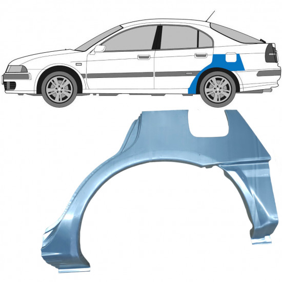 Takalokasuoja korjaussarja varten Mitsubishi Carisma 1995-2006 / Vasen 5978