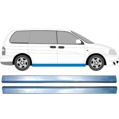 Kynnyspelti korjauspaneeli varten Kia Carnival 1998-2006 / Vasen = Oikea (symmetrinen) / Sarja 10691