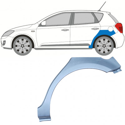 Takalokasuoja korjaussarja varten Kia Ceed 2006-2012 / Vasen 11741