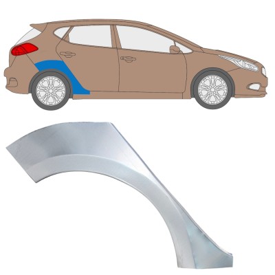 Takalokasuoja korjaussarja varten Kia Ceed 2012-2018 / Oikea 16334