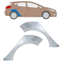 Takalokasuoja korjaussarja varten Kia Ceed 2012-2018 / Vasen+Oikea / Sarja 16336