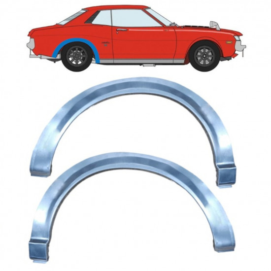 Takalokasuoja korjaussarja varten Toyota Celica 1971-1978 / Vasen+Oikea / Sarja 11005