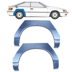 Takalokasuoja korjaussarja varten Toyota Celica T16 1985-1989 / Vasen+Oikea / Sarja 10425