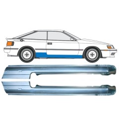 Kynnyspelti varten Toyota Celica T16 1985-1989 / Vasen+Oikea / Sarja 9712