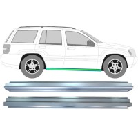 Sisäinen ja ulkoinen kynnyksen korjauspaneeli varten Jeep Grand Cherokee 1998-2005 / Vasen = Oikea (symmetrinen) / Sarja 17005