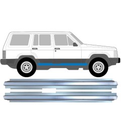 Kynnyspelti korjauspaneeli varten Jeep Cherokee 1984-2001 / Vasen+Oikea / Sarja 9240