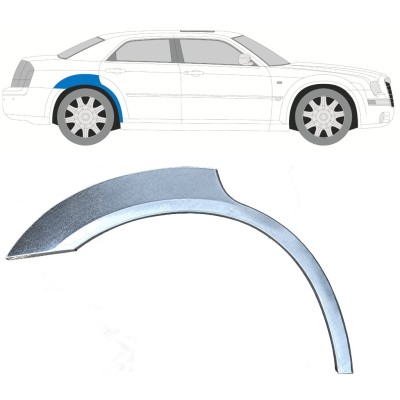 Takalokasuoja korjaussarja varten Chrysler 300C 2004-2011 / Oikea 17205