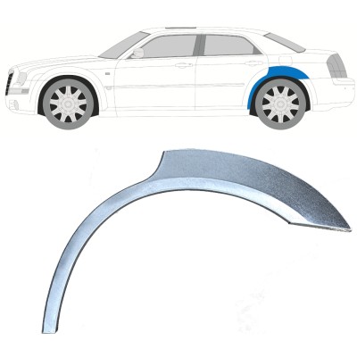 Takalokasuoja korjaussarja varten Chrysler 300C 2004-2011 / Vasen 17206
