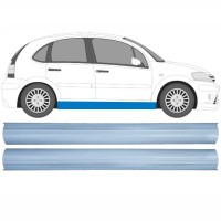 Kynnyspelti korjauspaneeli alempi osa varten Citroen C3 2002-2010 / Vasen+Oikea / Sarja 16122