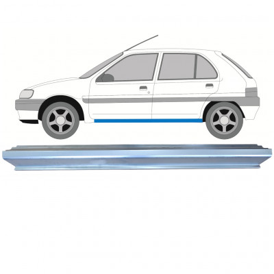 Kynnyspelti korjauspaneeli varten Citroen Saxo 1996-2004 / Vasen 8123