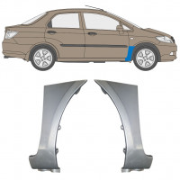 Etulokasuojan korjauspelti varten Honda City 2002-2008 / Vasen+Oikea / Sarja 10047