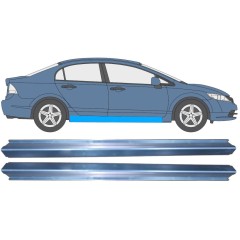 Kynnyspelti korjauspaneeli varten Honda Civic 2005-2011 / Vasen+Oikea / SEDAN / Sarja 11008