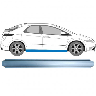 Kynnyspelti korjauspaneeli varten Honda Civic 2005-2011 / Vasen = Oikea (symmetrinen) 12870