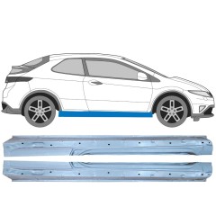 Kynnyspelti varten Honda Civic 2005-2011 / Vasen+Oikea / Sarja 10093