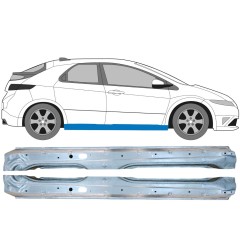 Kynnyspelti varten Honda Civic 2005-2011 / Vasen+Oikea / Sarja 9668