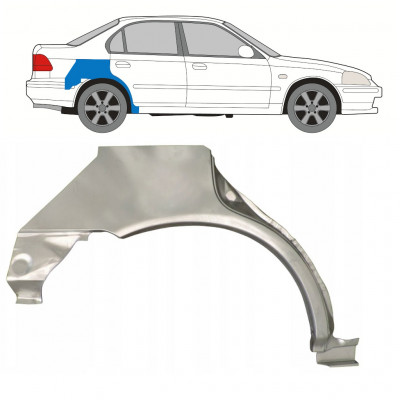 Takalokasuoja korjaussarja varten Honda Civic 1995-2001 / Oikea 8691