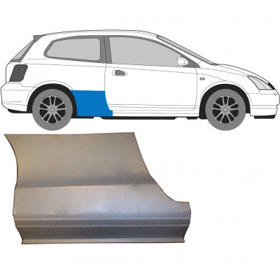 Takalokasuoja korjaussarja varten Honda Civic 2001-2005 / Oikea 6726