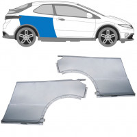 Takalokasuoja korjaussarja varten Honda Civic 2005-2011 / Vasen+Oikea / Sarja 9617