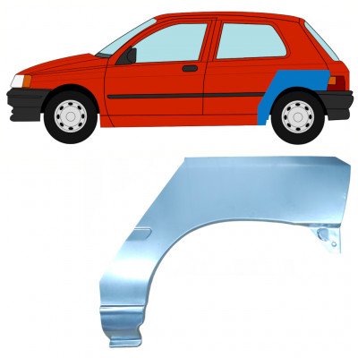 Takalokasuoja korjaussarja varten Renault Clio 1990-1998 / Vasen 7681