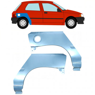 Takalokasuoja korjaussarja varten Renault Clio 1990-1998 / Vasen+Oikea / Sarja 9848