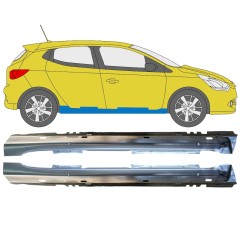 Kynnyspelti varten Renault Clio IV 2016-2019 / Vasen+Oikea / Sarja 16255