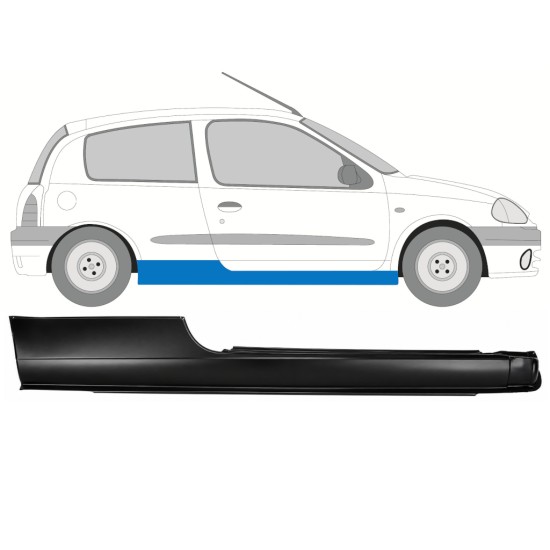 Kynnyspelti varten Renault Clio II 1998-2012 / Oikea 17162