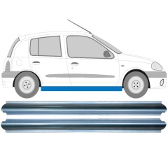 Kynnyspelti korjauspaneeli varten Renault Clio II 1998-2012 / Vasen+Oikea / Sarja 9344