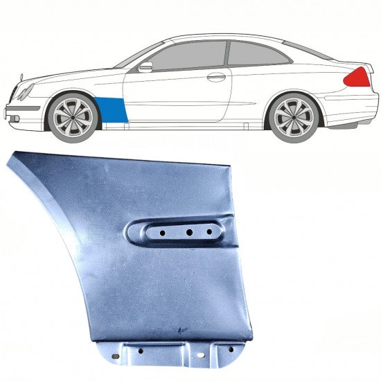 Etulokasuojan korjauspelti varten Mercedes CLK 2002-2009 / Vasen 8379