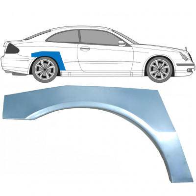 Takalokasuoja korjaussarja varten Mercedes CLK 2002-2009 / Oikea 5936