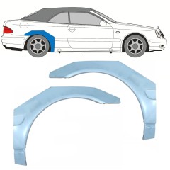 Takalokasuoja korjaussarja varten Mercedes CLK A208 Cabrio 1997-2003 / Oikea / CABRIO 16004