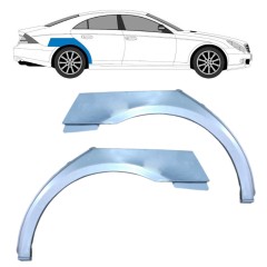Takalokasuoja korjaussarja varten Mercedes CLS-Class 2004-2011 / Vasen+Oikea / Sarja 9297