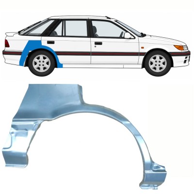 Takalokasuoja korjaussarja varten Mitsubishi Colt 1988-1992 / Oikea 10795