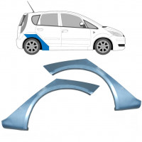 Takalokasuoja korjaussarja varten Mitsubishi Colt 2004-2012 / Vasen+Oikea / Sarja 9255