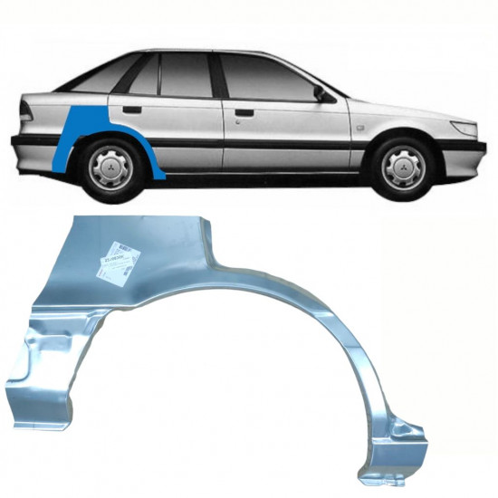 Takalokasuoja korjaussarja varten Mitsubishi Colt / Lancer 1988-1992 / Oikea 10795