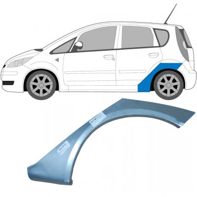 Takalokasuoja korjaussarja varten Mitsubishi Colt 2004-2012 / Vasen 5878