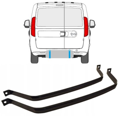 Polttoainetankin kiinnityspanta varten Opel Combo D 2011-2018 15041