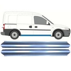Kynnyspelti korjauspaneeli varten Opel Combo C 2000-2010 / Vasen = Oikea (symmetrinen) / Sarja 10281