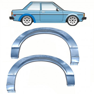 Takalokasuoja korjaussarja varten Toyota Corolla 1979-1987 / Vasen+Oikea / Sarja 10807