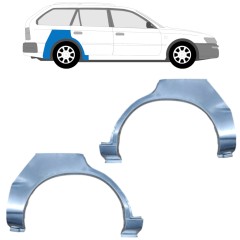 Takalokasuoja korjaussarja varten Toyota Corolla E10 1991-1998 / Vasen+Oikea / COMBI / Sarja 12657
