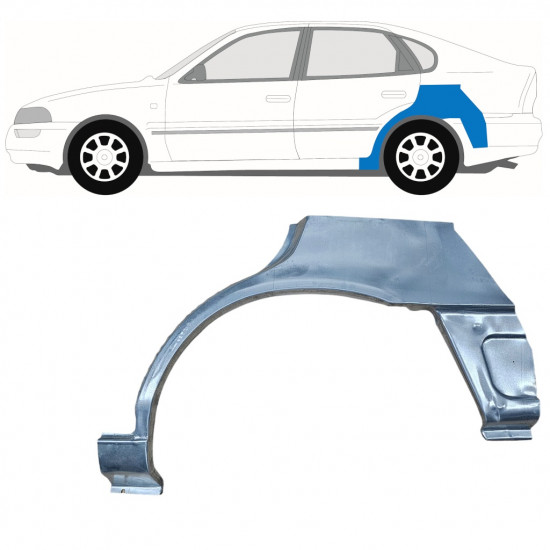 Takalokasuoja korjaussarja varten Toyota Corolla 1991-1998  LIFTBACK / Vasen 12662