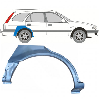 Takalokasuoja korjaussarja varten Toyota Corolla 1997-2002 / Oikea 5438