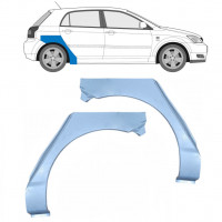 Takalokasuoja korjaussarja varten Toyota Corolla 2001-2007 / Vasen+Oikea / Sarja 10564