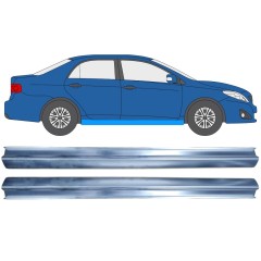 Kynnyspelti korjauspaneeli varten Toyota Corolla E14 E15 2007-2013 / Vasen+Oikea / Sarja 11198