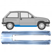 Kynnyspelti varten Opel Corsa A 1982-1993 / Vasen+Oikea / Sarja 9793
