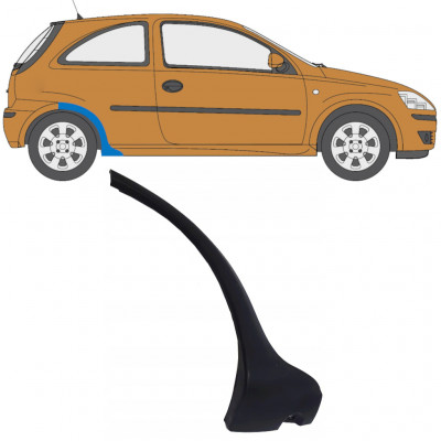 Takalokasuojan sivulista varten Opel Corsa 2003-2010 / Oikea 11705