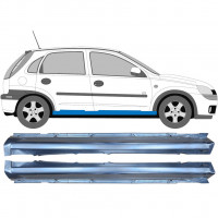 Kynnyspelti varten Opel Corsa C 2000-2010 / Vasen+Oikea / Sarja 9273